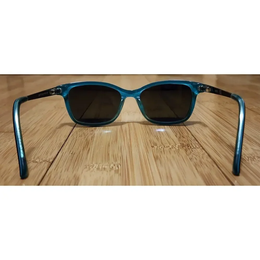 Guess GU9177 Youth Eyeglasses Frame Black Teal Flex 47-15-135 With Lens + Case